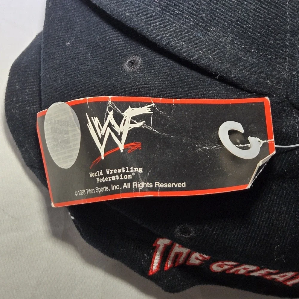 Dwayne The Rock‎ Johnson WWF WWE The Great One Snapback Hat Black VTG 90s NWT